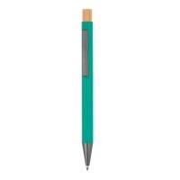 Újrahasznosított alumínium golyóstoll-KÉKESZÖLD