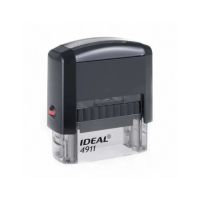 IDEAL 4911 szövegbélyegző-FEKETE