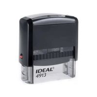 IDEAL 4913 szövegbélyegző-FEKETE