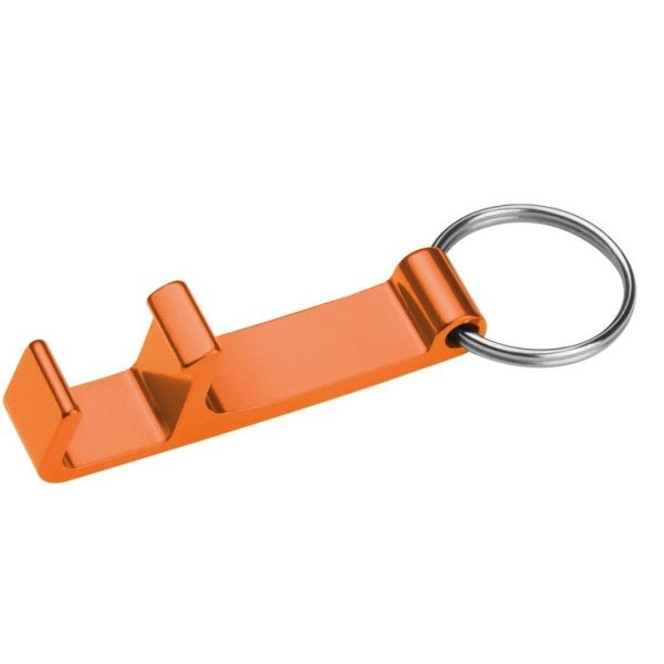 Üvegnyitó és mobiltartó kulcstartóval